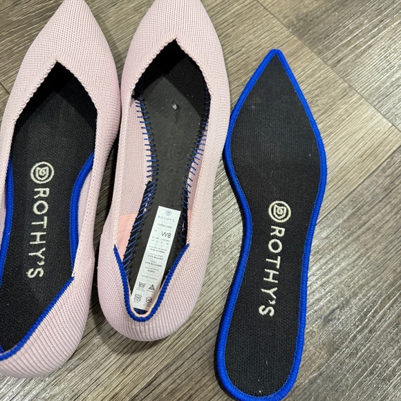 Rothy's The point flat retired petal pink size 8 - Picture 9 of 10
